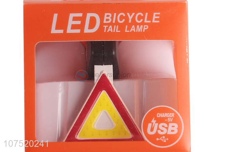 China factory triangular led bicycle tail lamp led bike taillight