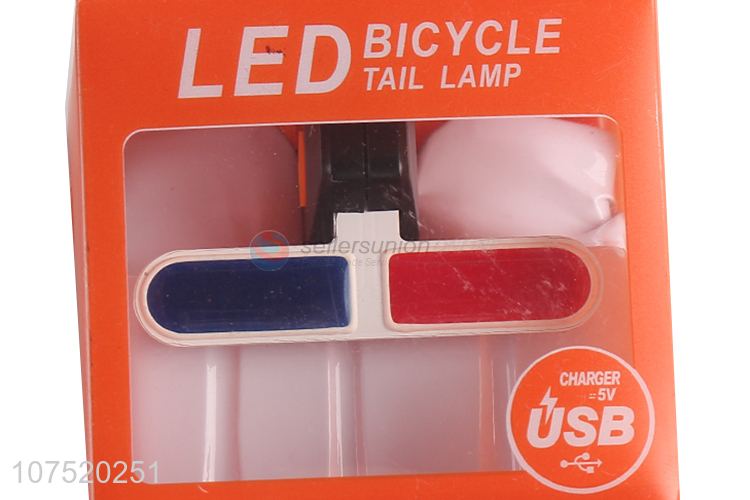 Bottom price usb rechargeable led bicycle tail lamp taillight