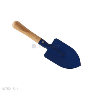 Simple wooden handle small flower shovel garden pointed shovel