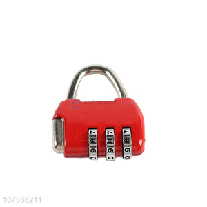 Popular Colorful Coded Lock 3 Digits Combination Lock