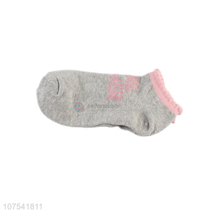 Wholesale Cotton Short Sock Breathable Ladies Ankle Socks