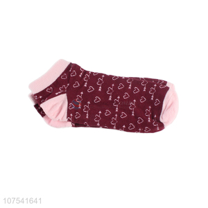 Top Quality Colorful Comfortable Cotton Socks Women Short Socks