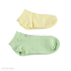 Popular Pure Color Ankle Socks Breathable Short Socks For Women