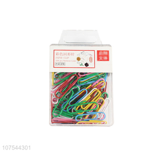 Hot sell 100pcs adjustable colorful file binder paper clip for office school