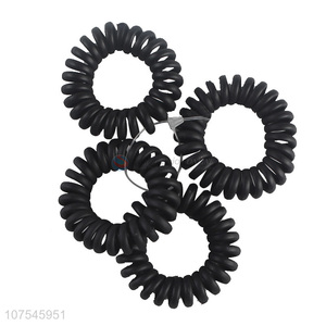 New Selling Black Hair Band Fashion Telephone Wire Hair Rings