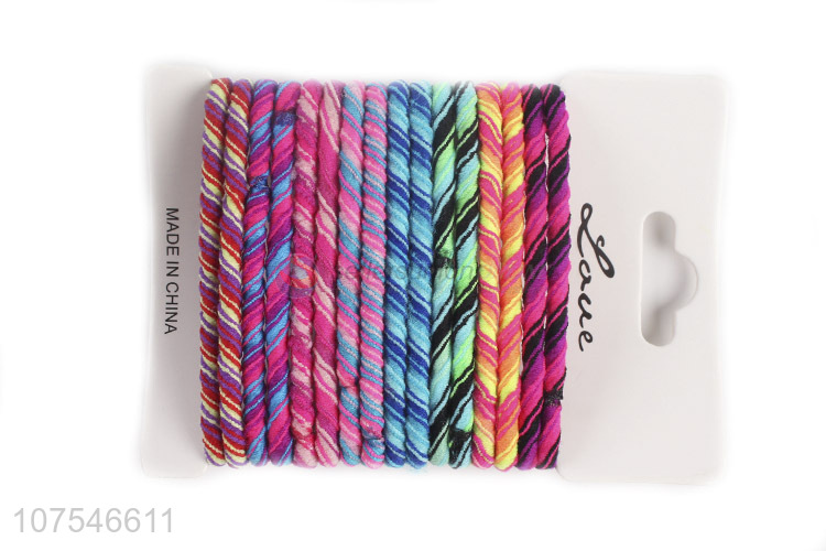 Lowest Price Hair Ring Combination Set Colorful Hair Rope