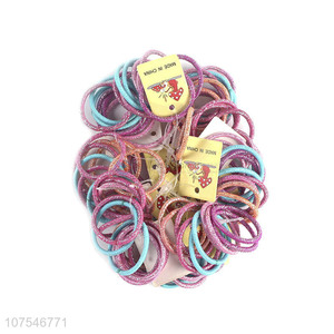 New Arrival Colorful Strong Soft Elastic Hair Rope Hair Ring
