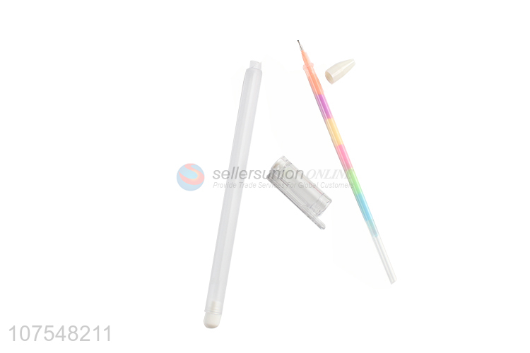 Popular products 6 in 1 rainbow color gel ink pen for for DIY photo album