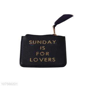 Fashion design pu leather card holder pu leather card case