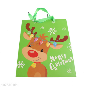 Factory price Christmas reindeer paper gift bag paper present bag