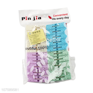 Fashion Style Colorful Clothes Pegs Plastic Clothespin Cheap Clips