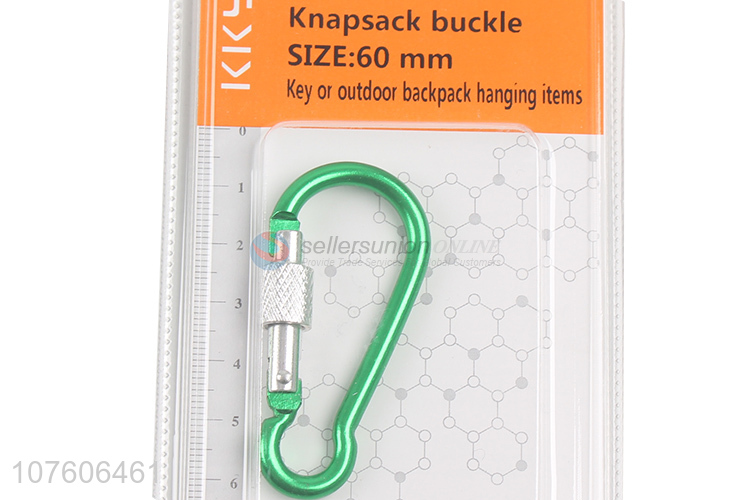 Good Quality Gourd Type Knapsack Buckle Carabiner Hook With Lock