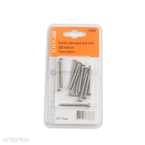Good Price Stainless Steel Round Head Screw Stainless Fasteners
