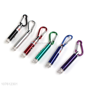 Excellent quality 3 in 1 flashlight emergency carabiner red laser pointer pen