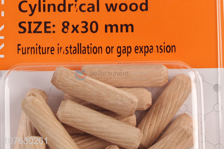 Promotional wooden plugs for furniture installation gap expansion