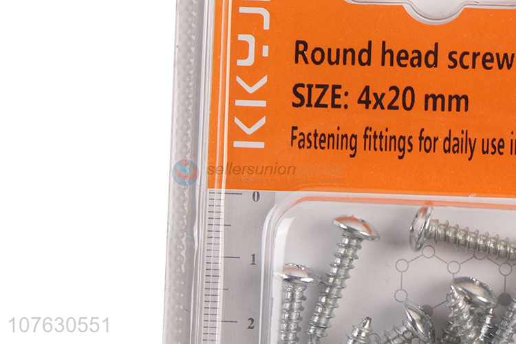 High quality round flat head screws self tapping screw