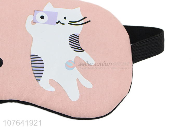 New products cartoon cat home travel gel blindfold sleeping eyeshade