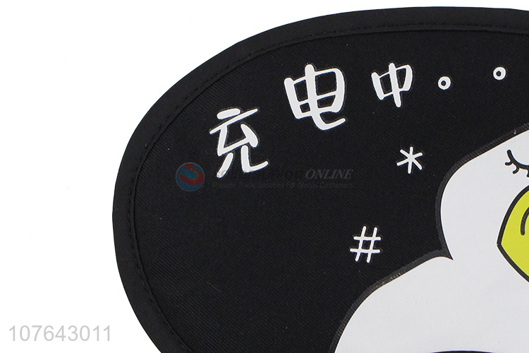 Hot selling kawaii hanzi printed eye mask travel eye patch for office nap