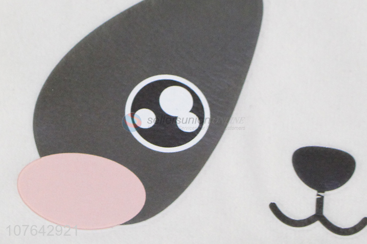 Hot sale cartoon panda eye mask short plush cooling sleep eye mask
