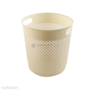 Good quality medium plastic storage basket waste paper basket
