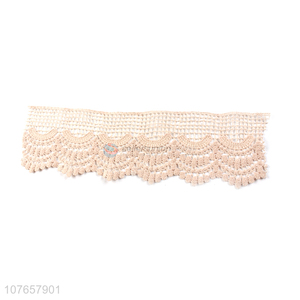 Popular product beige lace ribbon for garment decoration