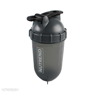 Unique design bullet type sports bottle with graduated shaker cup