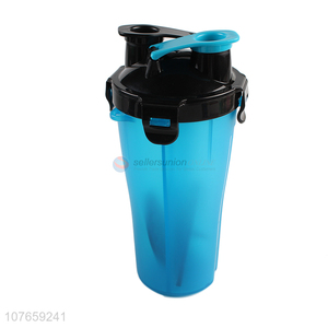Double mouth shake cup fitness water cup divided grid mandarin duck cup kettle