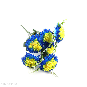 Best price 6head plastic artificial flower fake flowers