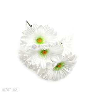 New arrival white plastic artificial flowers for household decoration