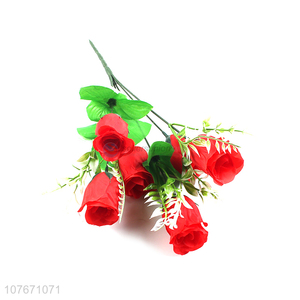 Good sale red rose artificial flower for party decoration