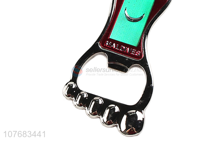 Popular products footed key chain metal keyring for souvenir