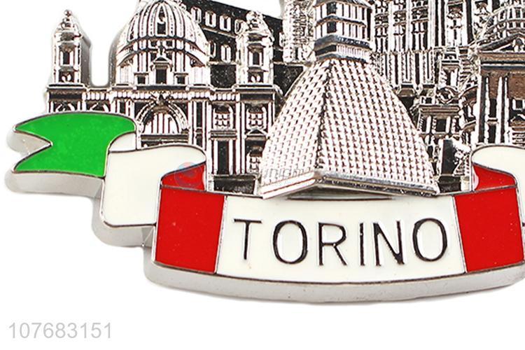 Recent products Torino souvenir metal fridge magnet fridge sticker