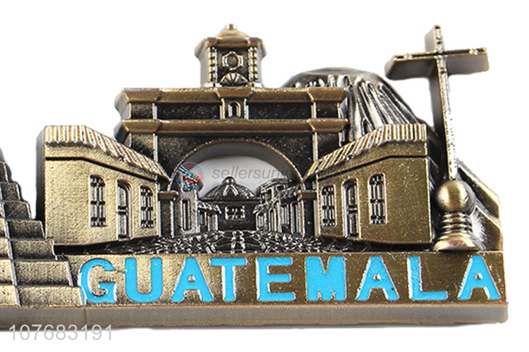 New products Guatemala souvenir metal fridge magnet fridge sticker
