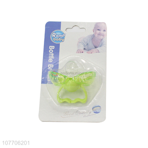 Promotional soft baby pacifier <em>nipple</em> bpa free infant teething toy