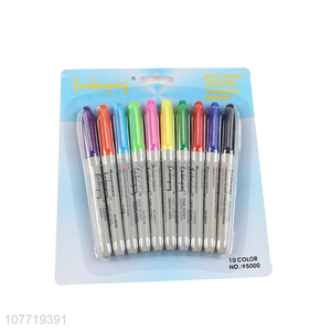 Factory Wholesale 10 Pieces Permanent Marker <em>Marking</em> <em>Pen</em> Set