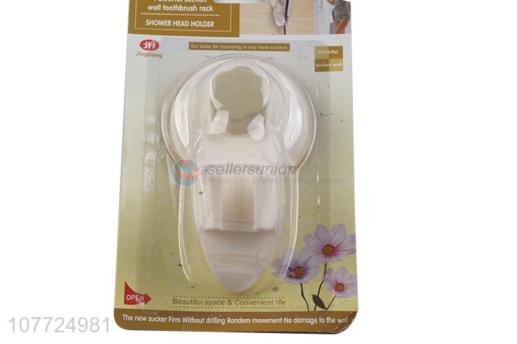 China factory vacuum sucker plastic shower head holder for bathroom