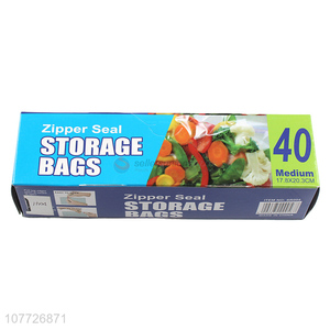 Top sale cheap price zipper seal food storage bags
