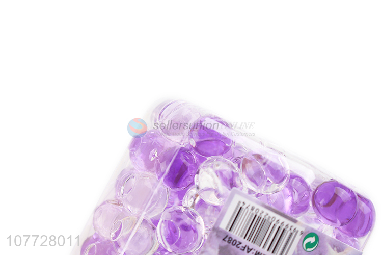 Low-priced household solid fragrance beads purple sanitary freshener