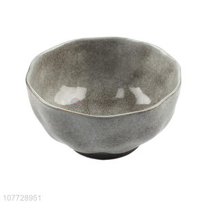 Fashion irregular tableware ceramic square bowl household craft tableware