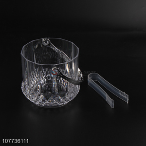 High quality home kitchen portable ice bucket with clip
