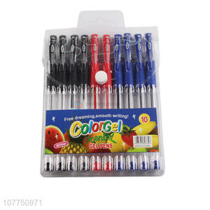 Good sale office school stationery set <em>colored</em> gel ink <em>pen</em> set