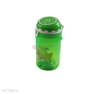 Portable Plastic Water Cup Fashion Water Bottle With Straw