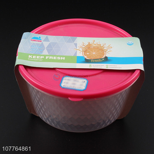 Promotional 3 pieces plastic preservation <em>box</em> food <em>storage</em> sealing <em>box</em>