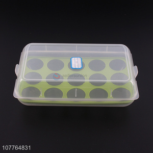 Hot selling 15 grids egg <em>storage</em> <em>box</em> egg tray refrigerator egg container