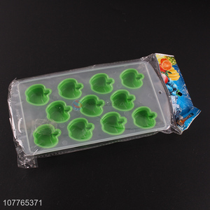 Low price apple shape silicone ice cube mould ice block mold