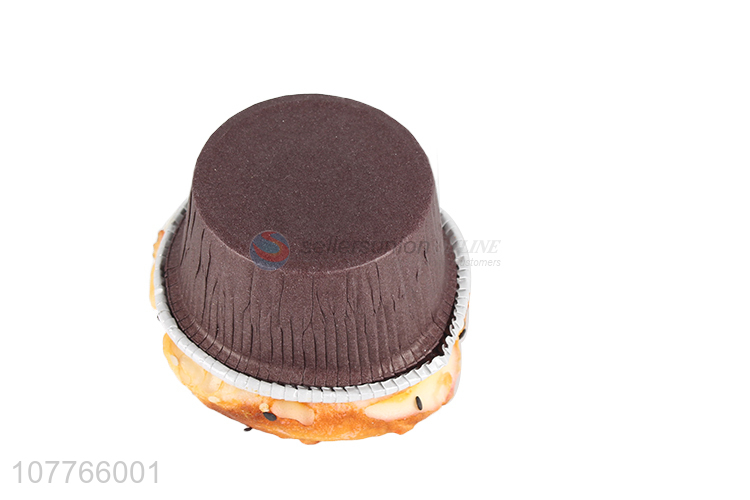High quality three-dimensional paper cup bread refrigerator magnet