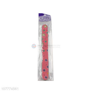 New arrival double sided flower pattern washable nail file