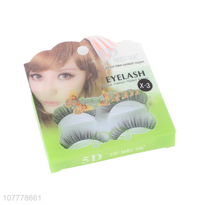 Most popular natural long 5D false eyelash flase eyelash handmade eyelash