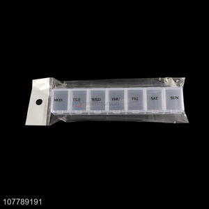 Wholesale clear 7 day plastic <em>pill</em> <em>box</em> weekly <em>pill</em> <em>box</em> <em>pill</em> dispenser