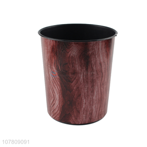 Popular product eco-friendly wooden pattern trash bin